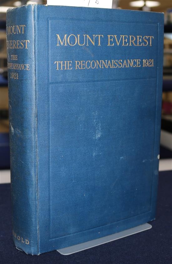 Howard-Bury, Charles Kenneth - Mount Everest. The Reconnaissance, 1921,